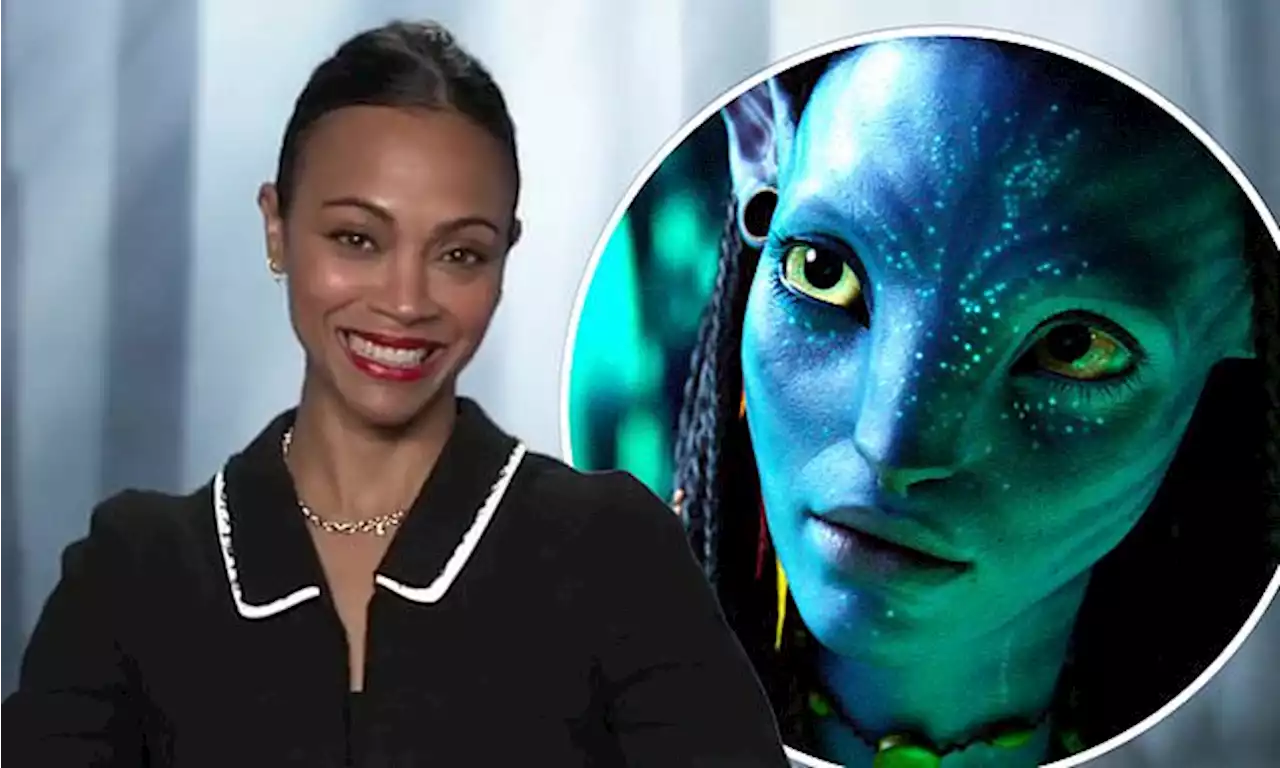 Zoe Saldana was 'moved to tears' after watching a clip from Avatar 2