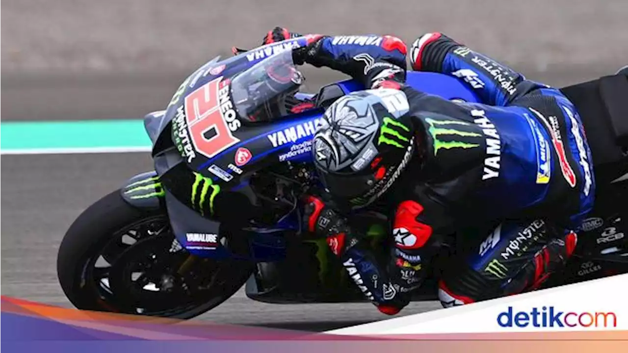 Duh! Yamaha M1 Fabio Quartararo Tiba-tiba Mogok di FP2 MotoGP Mandalika