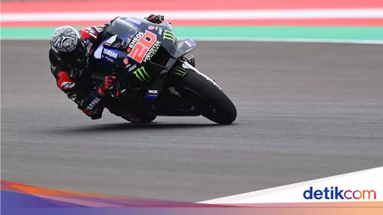 Hasil FP 2 MotoGP Mandalika: Quartararo Tembus 1 Menit 31,6 Detik