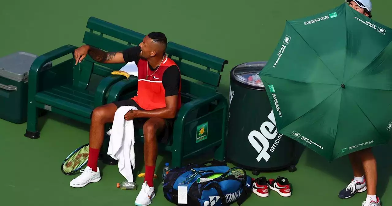 Kyrgios le enviará un valioso regalo a un alcanzapelotas de Indian Wells