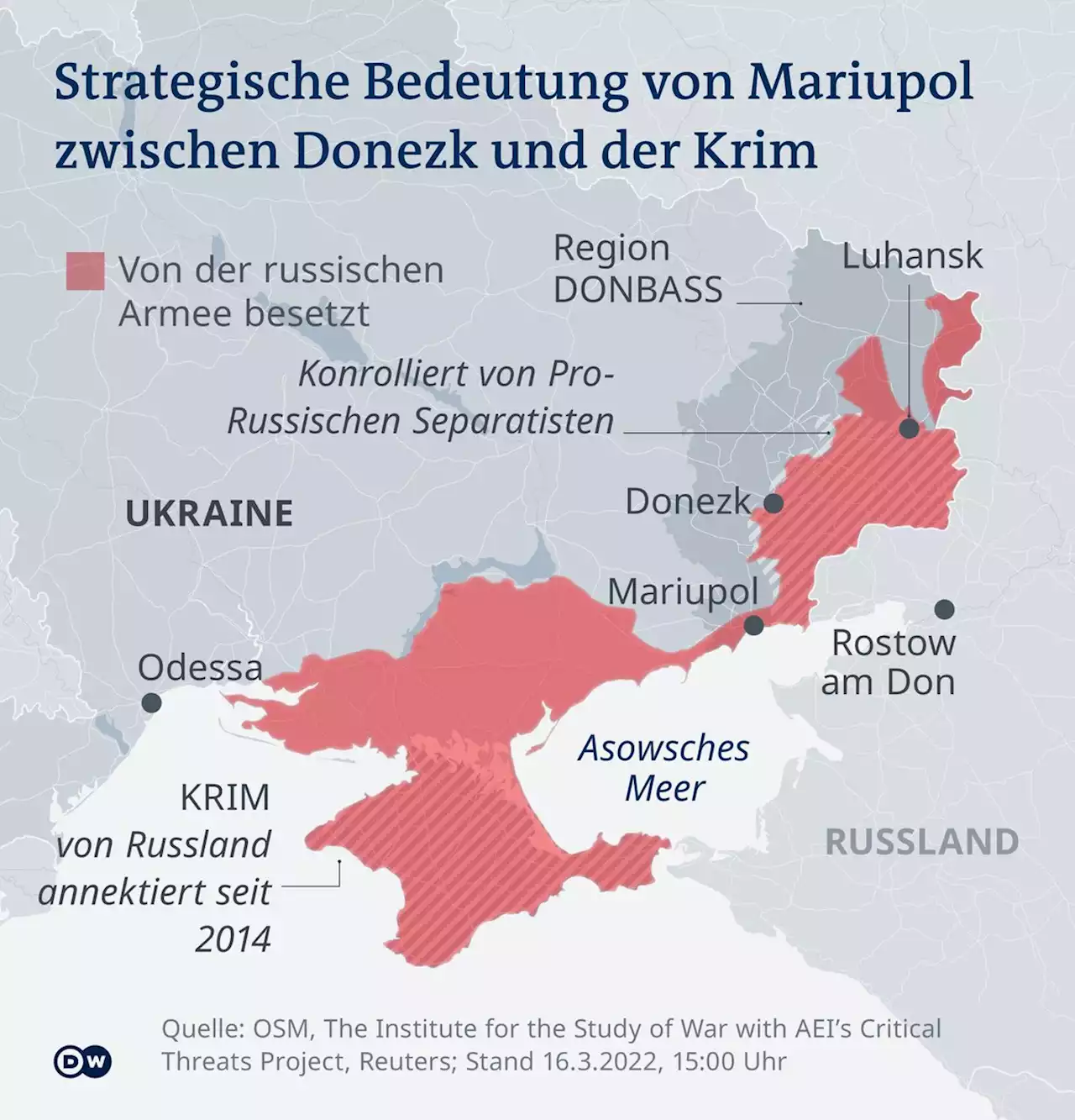 Was wir über die Lage in Mariupol wissen | DW | 17.03.2022