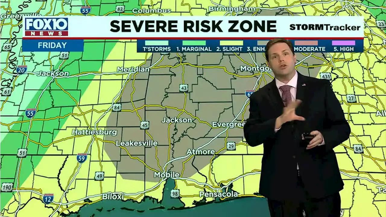 Severe storms in the forecast for today