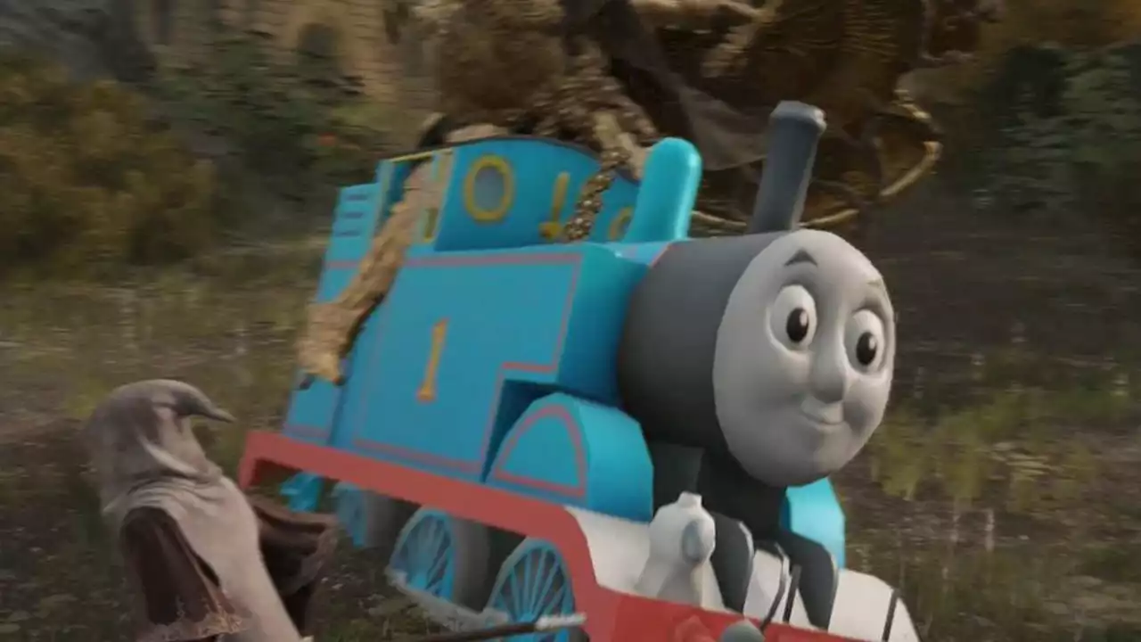 At last, Thomas the Tank Engine is in Elden Ring as a mod - Gamepur