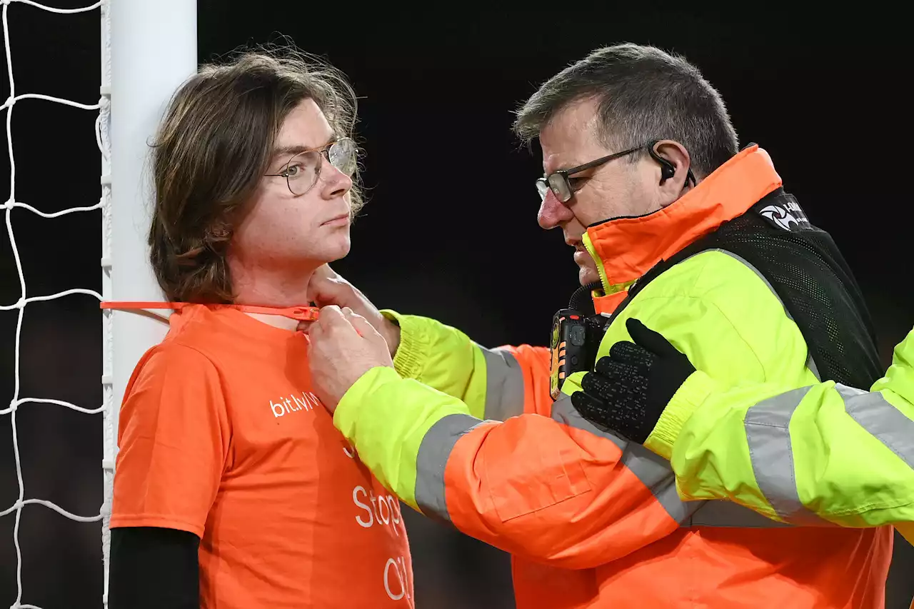 Why Protester Was Tied To Goalpost During Everton-Newcastle Match