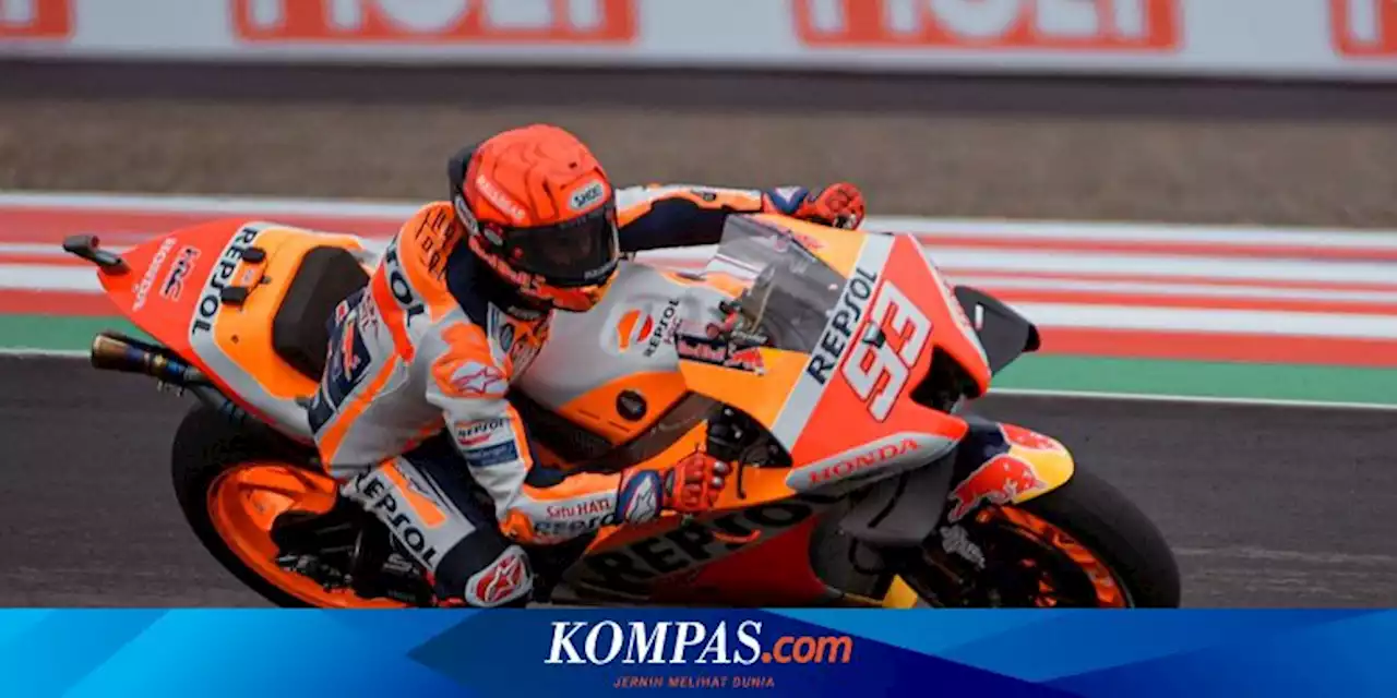 FP2 MotoGP Mandalika, Marc Marquez Jatuh dan Terpuruk