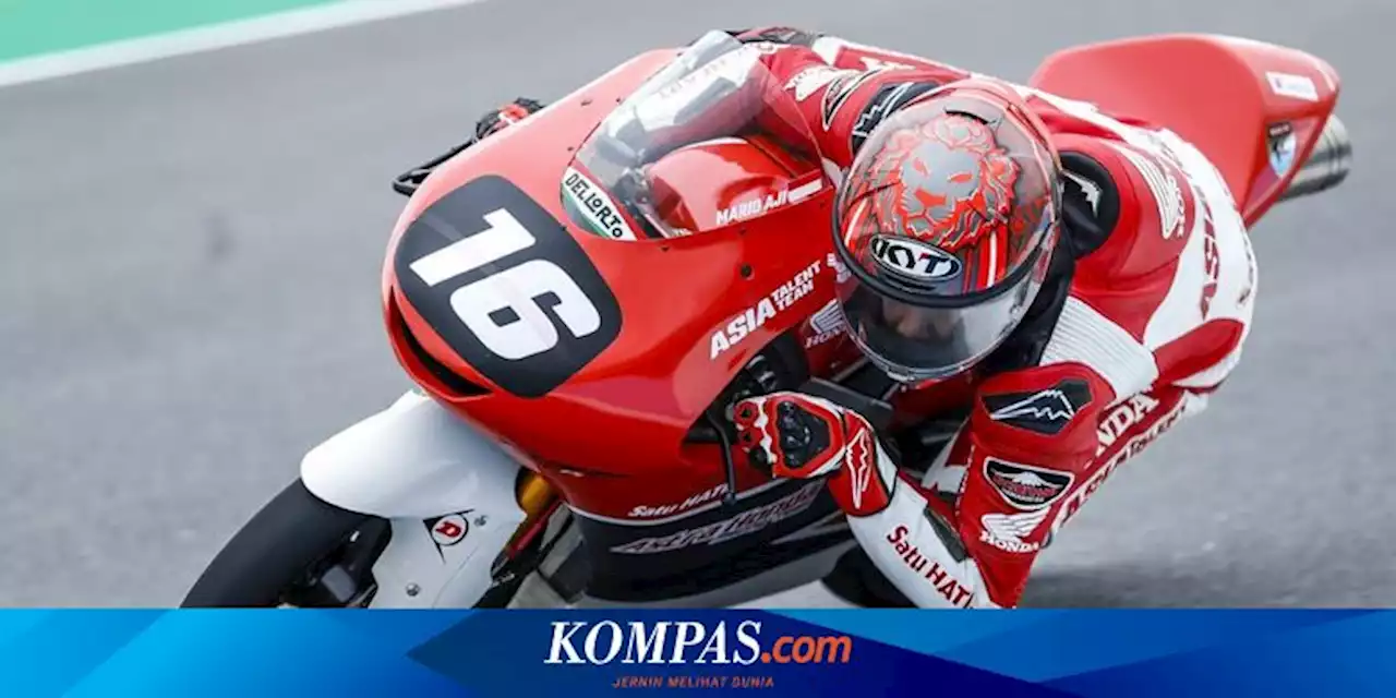 Hasil FP2 Moto3 Mandalika: Andrea Migno Tercepat, Mario Aji Perbaiki Catatan Waktu