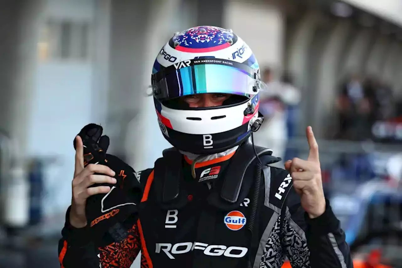 Franco Colapinto logró la pole position en Bahréin en su debut en la Fórmula 3