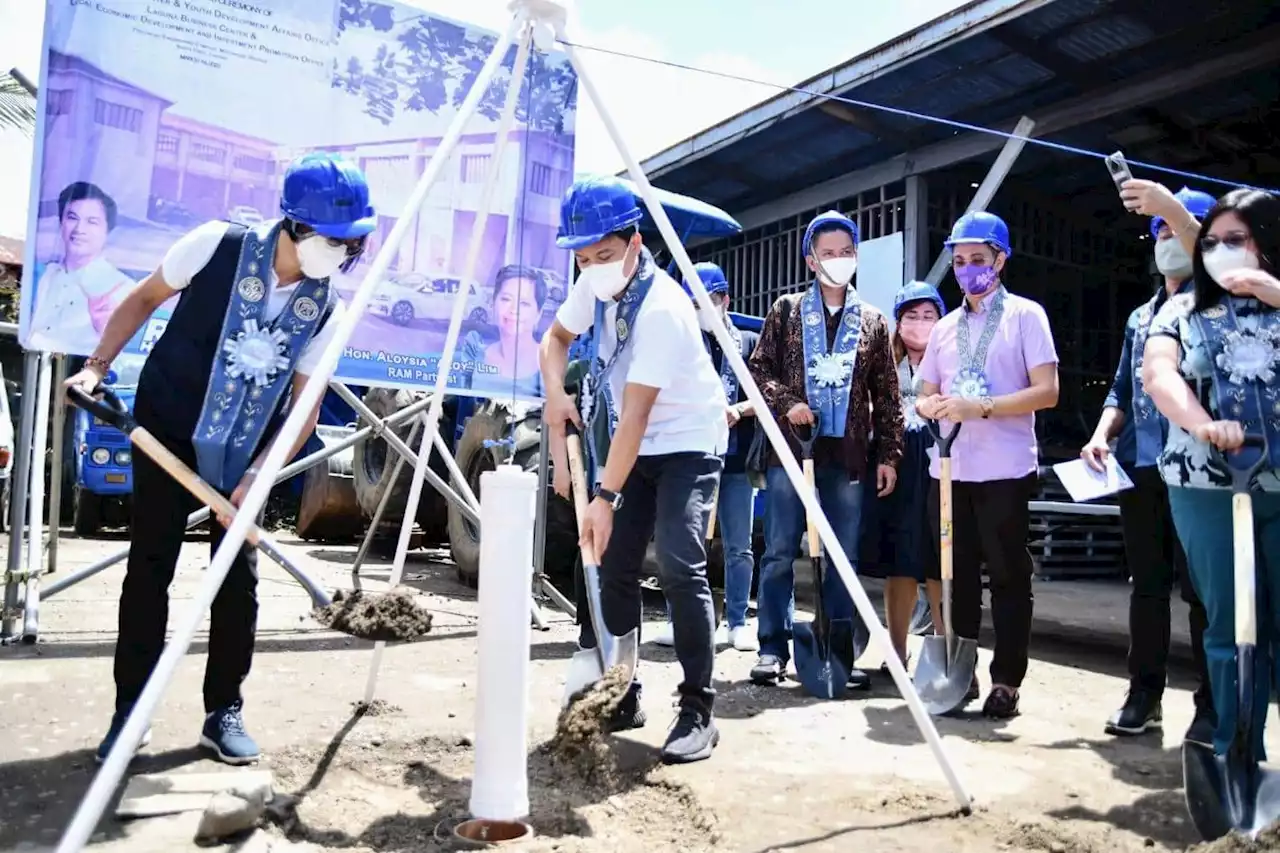 Laguna LGU breaks ground for youth and business center in Sta. Cruz