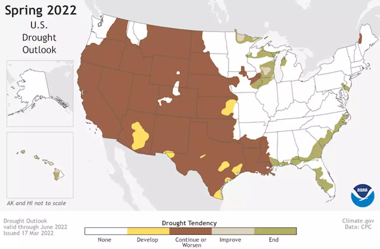 California drought conditions predicted to worsen in coming months, federal forecasters say