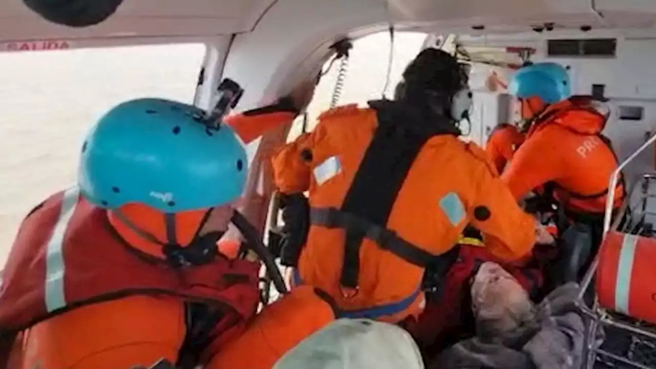 Impresionante rescate en el Río de la Plata