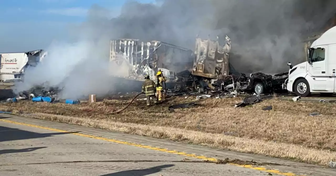 At least 5 dead in Missouri interstate crash involving dozens of vehicles