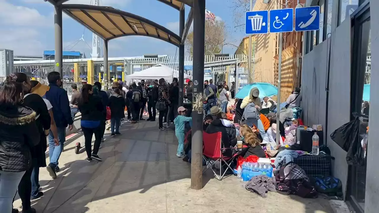 Russian Migrants Set Up Camp at San Ysidro Point of Entry