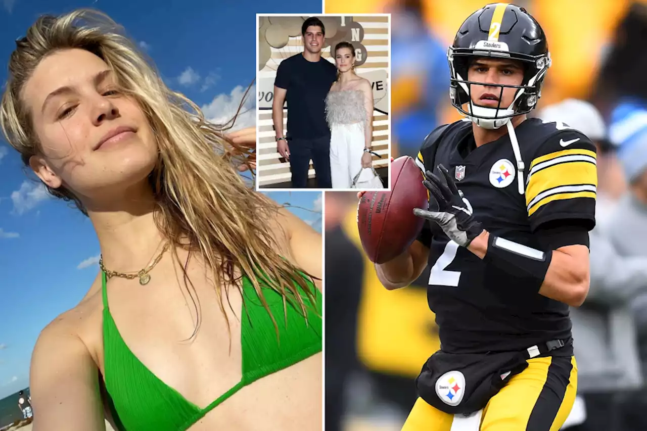 Genie Bouchard and Steelers quarterback Mason Rudolph break up