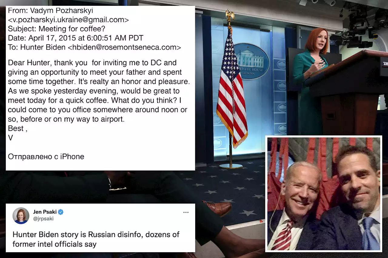 Psaki doesn’t defend claim Post’s Hunter Biden laptop scoop was ‘Russian plant’