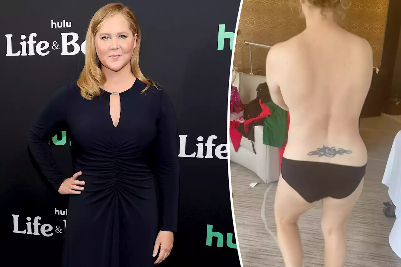 Amy Schumer’s lower back tattoo was ‘not good for making out’