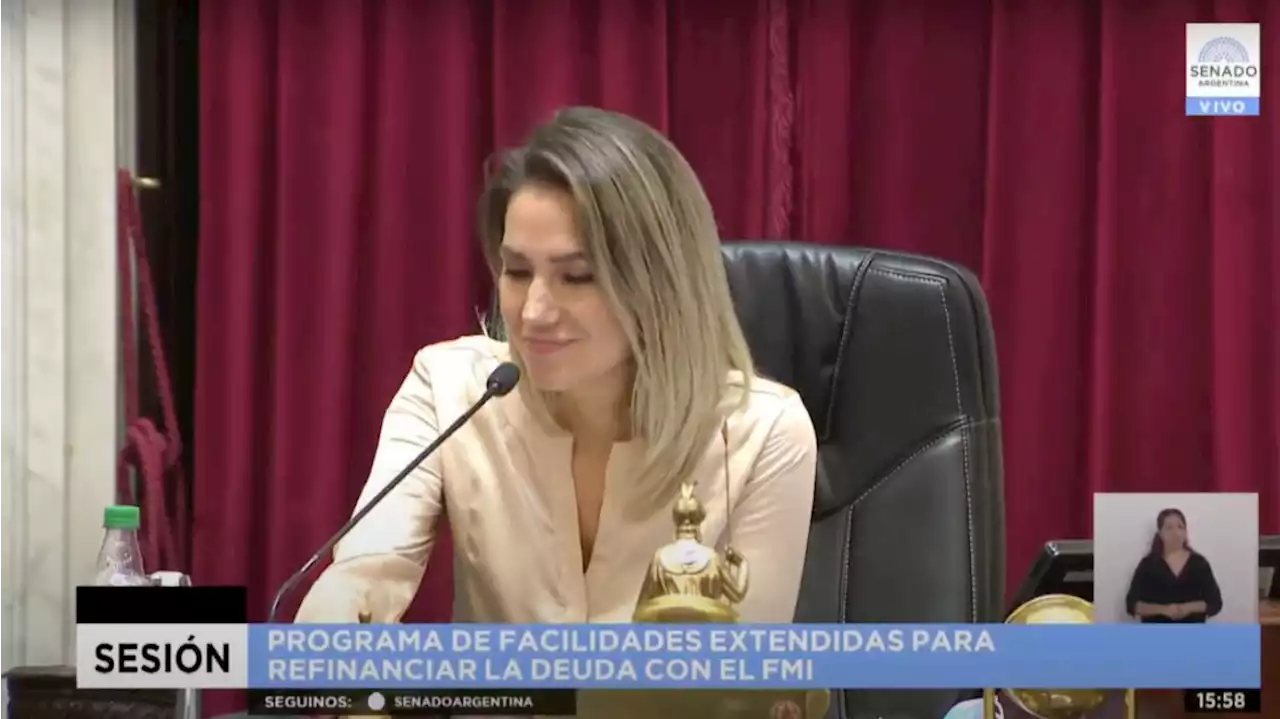 Video: el breve debut de Carolina Losada en la presidencia del Senado