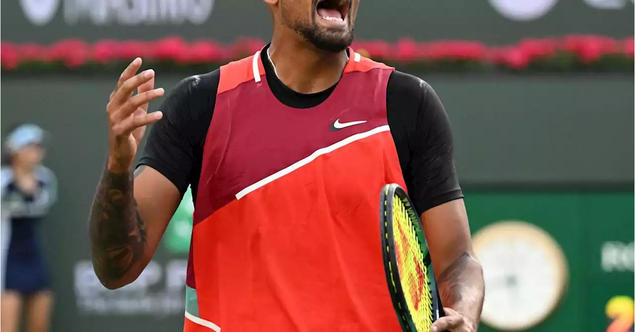 Kyrgios apologises for outburst after Indian Wells loss to Nadal