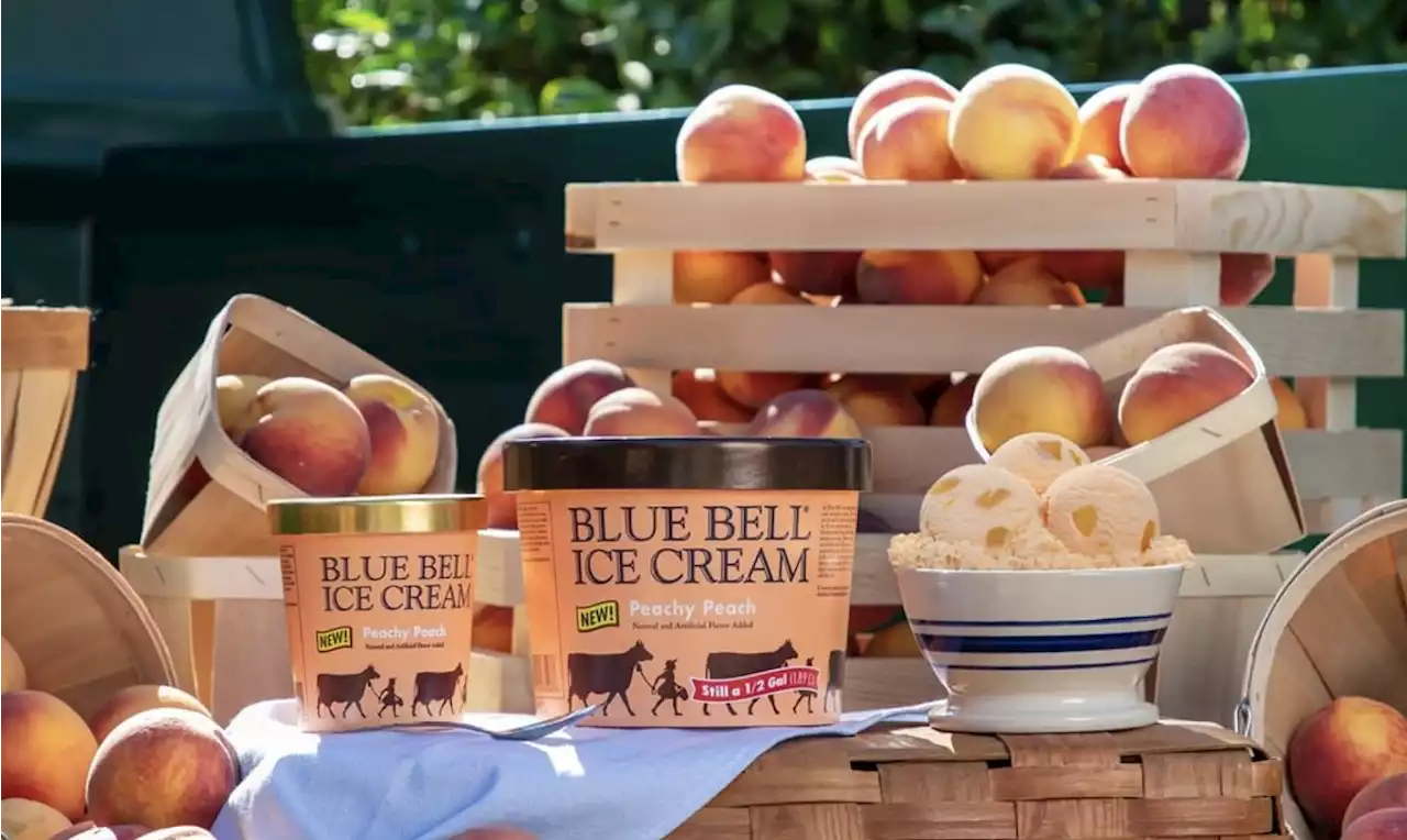 Texas' Blue Bell Ice Cream releases Peachy Peach flavor to retail stores for the first time