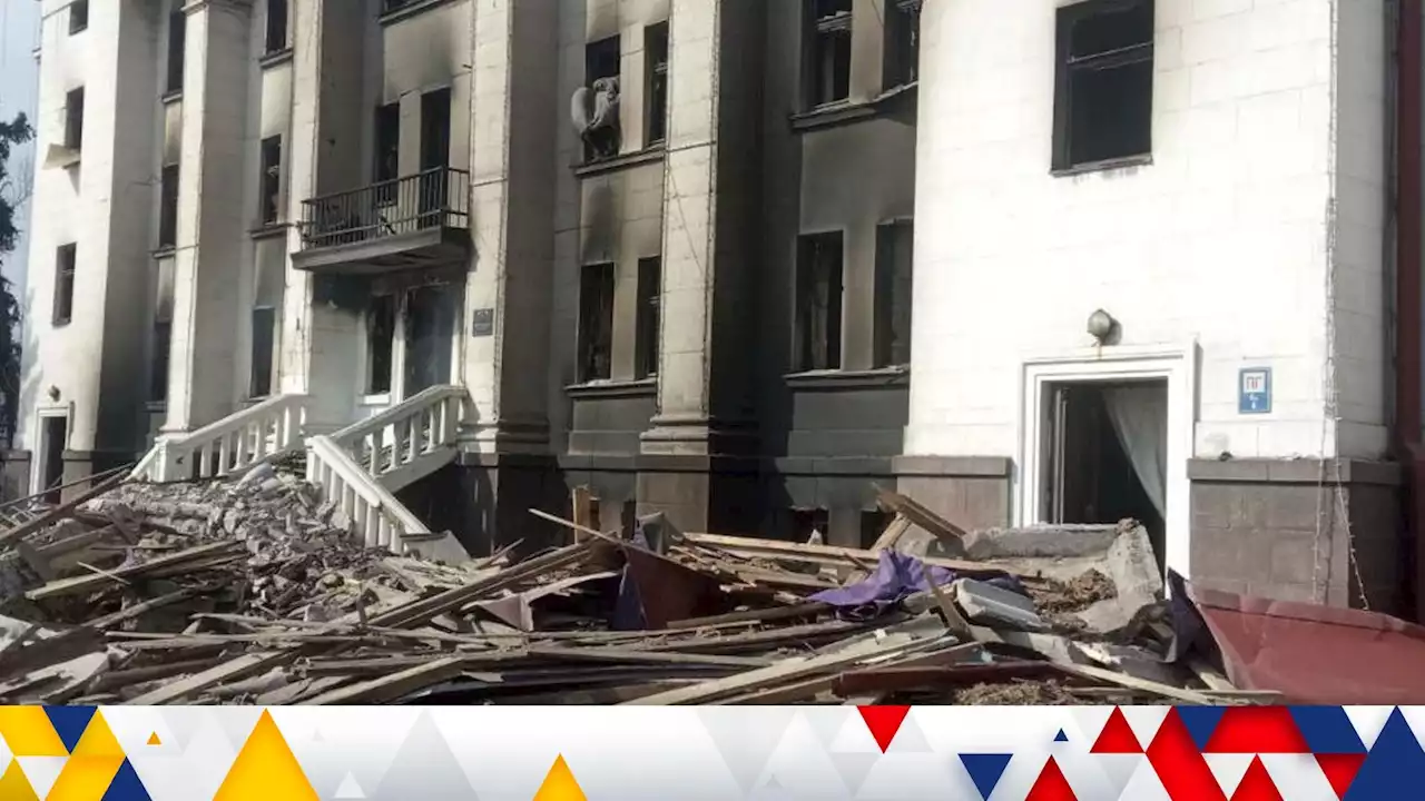 Ukraine war: 'People are coming out alive' - Survivors reported after airstrike on Mariupol theatre sheltering up to a thousand civilians