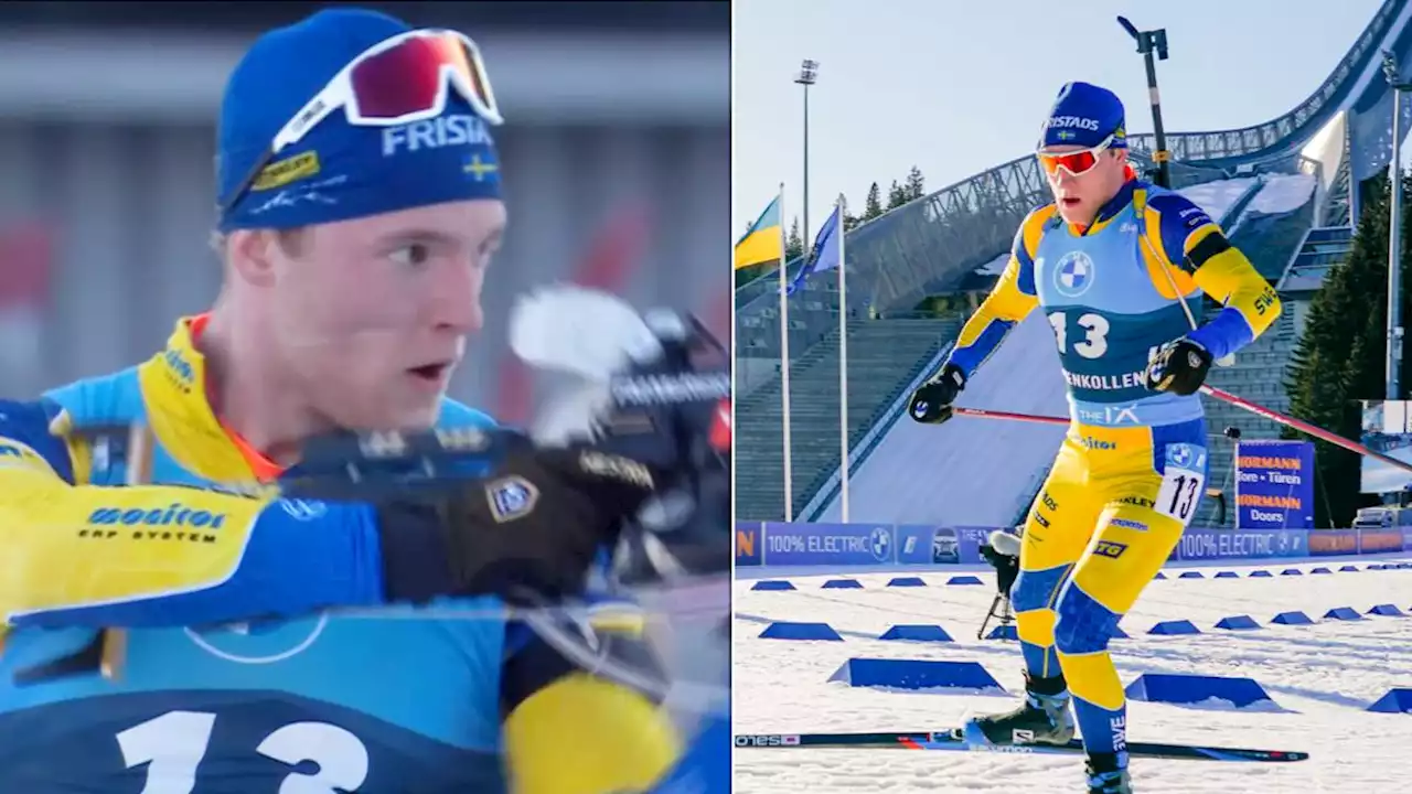 Skidskytte: Sebastian Samuelsson trea i Holmenkollens sprint