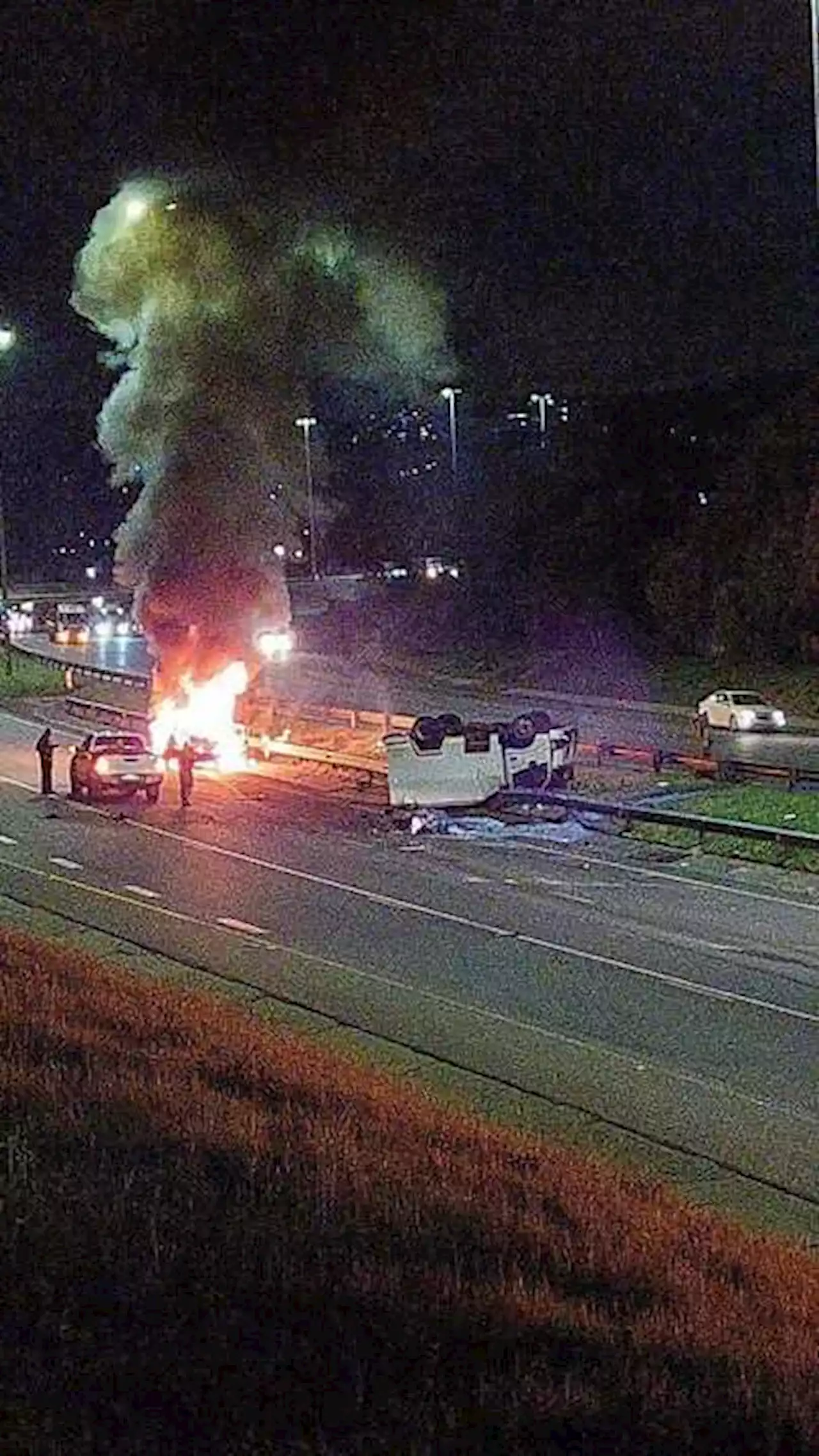 Tshwane: Securities shot, vehicles catch fire during CIT robbery