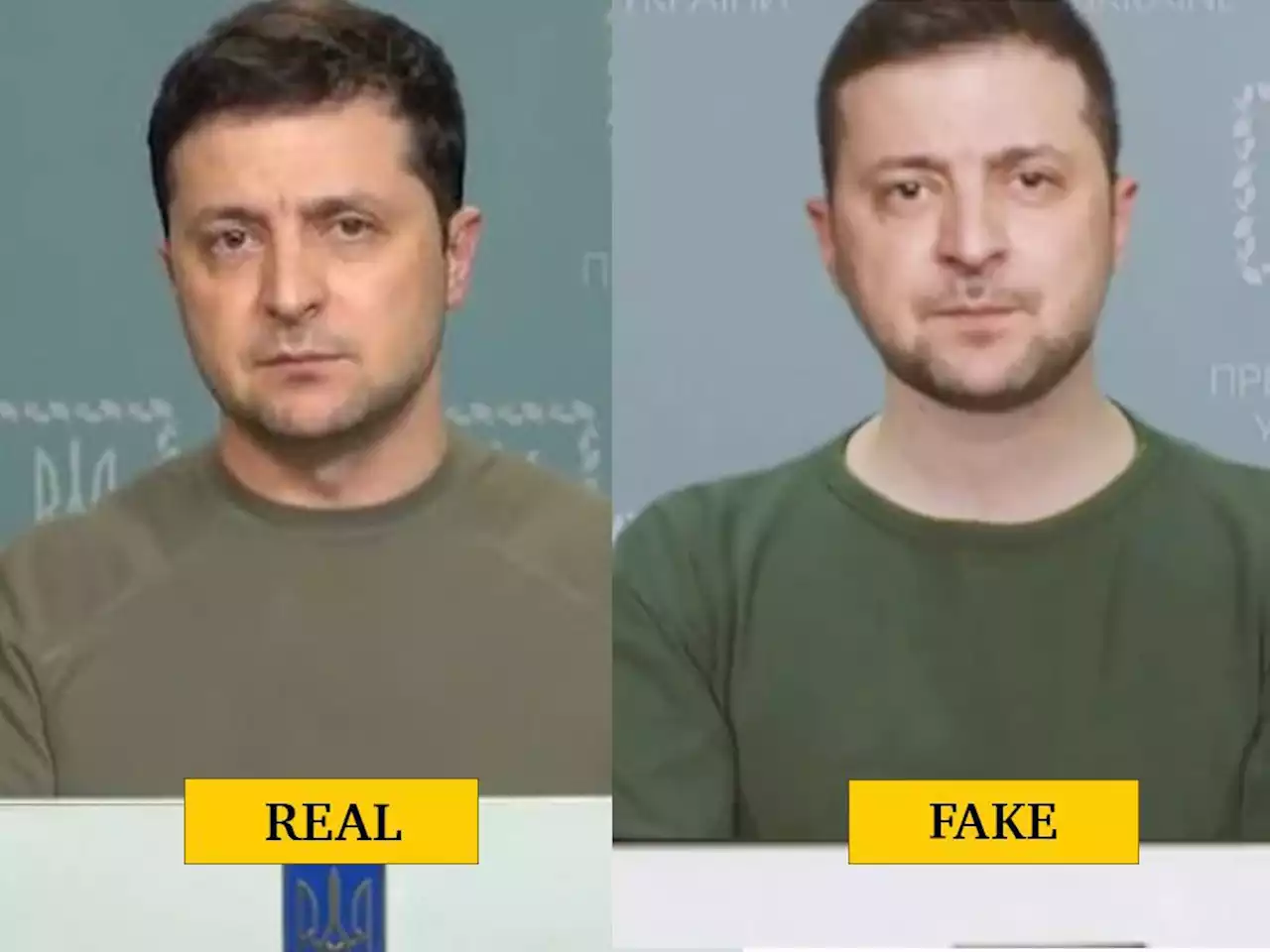 ‘Deepfake’ of ashen-faced Zelenskyy ceding to Russia airs on Ukrainian news station