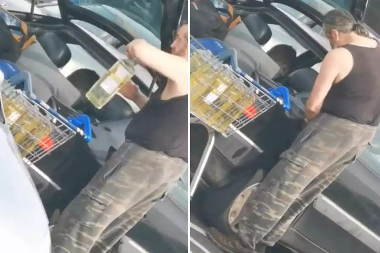 Bizarre moment Tesco customer fills up petrol tank with COOKING OIL