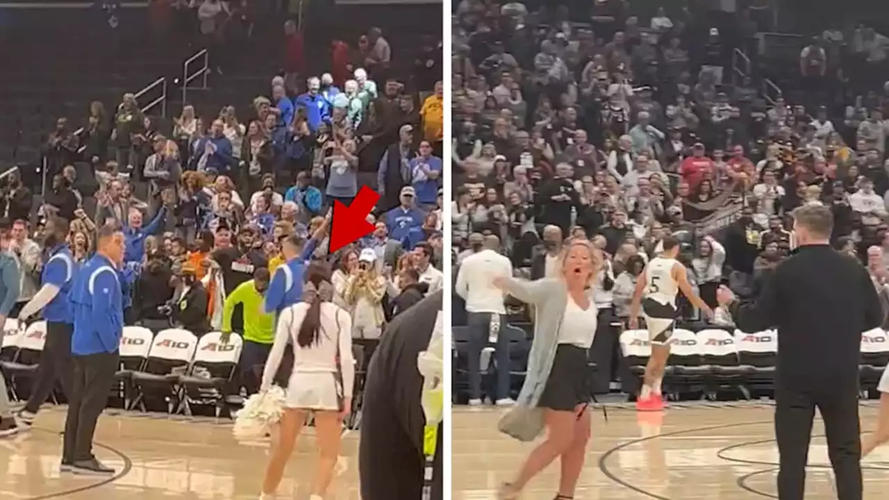 College Cheerleader Storms Off After She Says Opponent Called Her 'Bitch' At Game