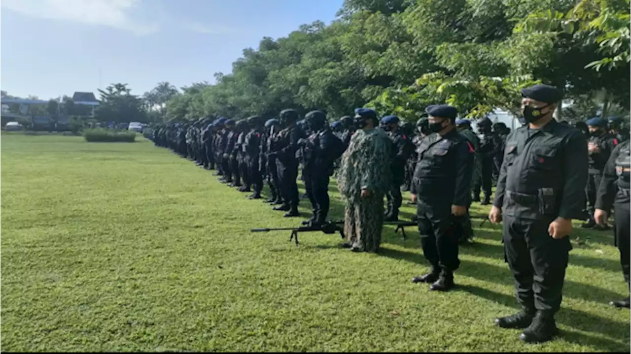 80 Personel Brimob Satuan Anti Anarkis dan Polres Sumbawa BKO Pengamanan MotoGP Mandalika