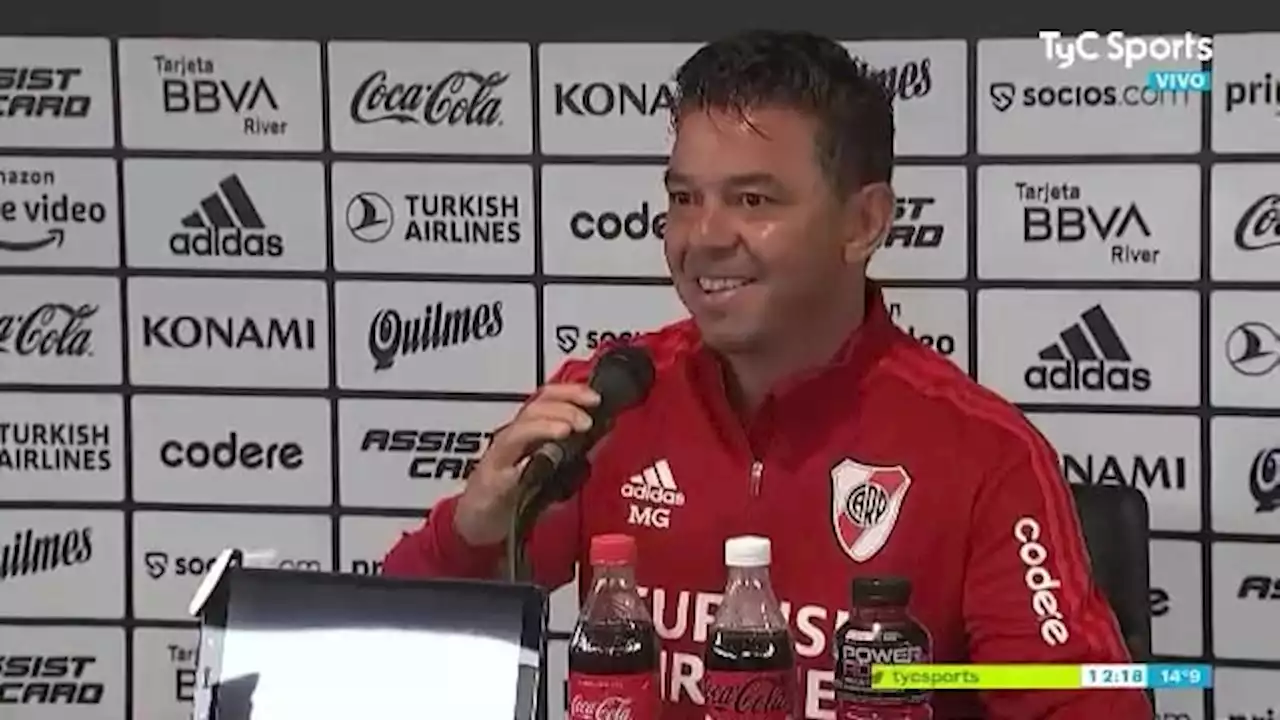 El curioso arranque de Gallardo en la conferencia de River previa al Superclásico - TyC Sports