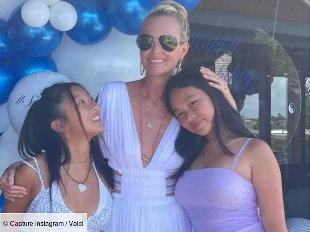 PHOTO Laeticia Hallyday a 47 ans : les messages émouvants de ses filles Jade et Joy - Voici