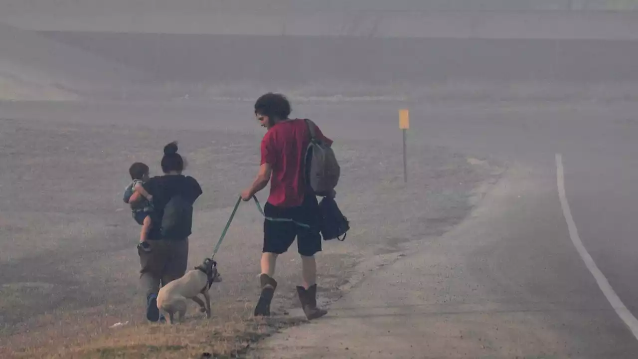 Texas wildfires fueled by gusty winds prompt evacuations