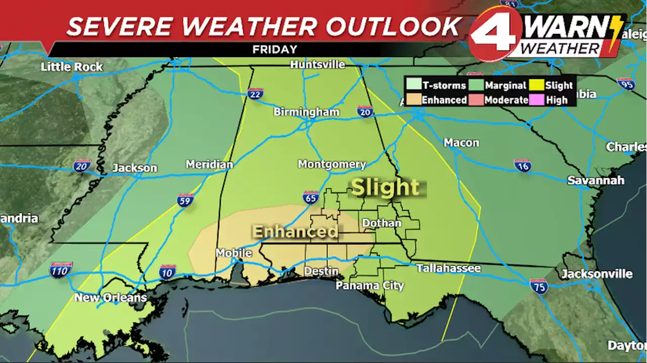 Severe Weather Possible Friday