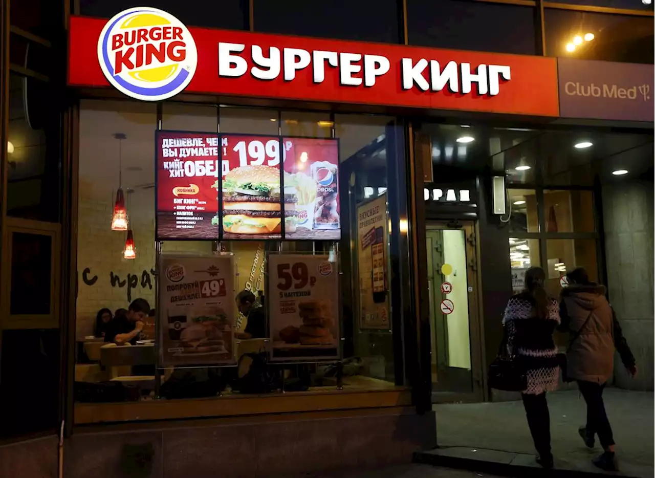 Burger King says Russian operator 'refused' to close hundreds of restaurants