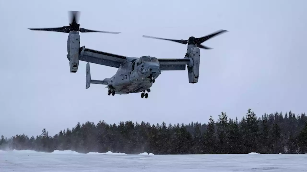 4 US Marines killed in Osprey crash in Norway