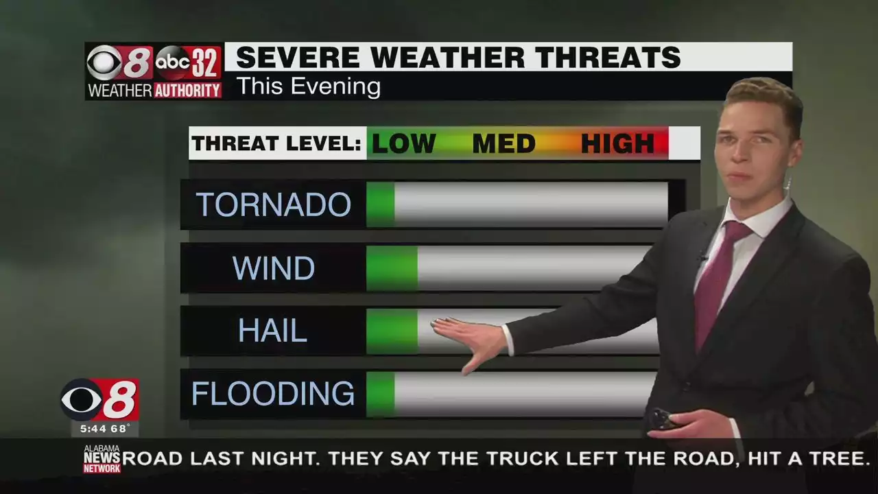 Severe Risk Ends Friday Evening, Nice This Weekend - Alabama News