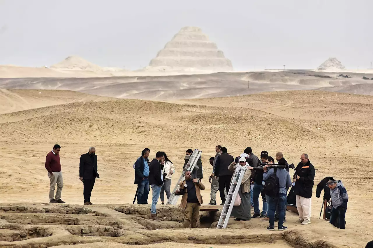 Egypt displays recently discovered ancient tombs in Saqqara