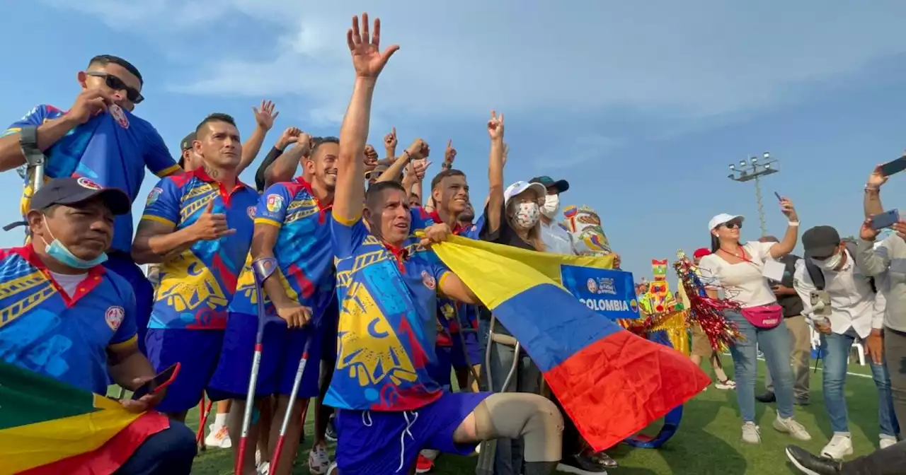 'Vamos a luchar por Colombia': futbolistas buscan cupo para el Torneo Sudamericano de Amputados