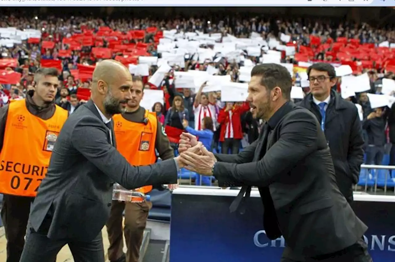 Man City vs Atletico Madrid - Sulitnya Diego Simeone Jinakkan Pep Guardiola - Bolasport.com