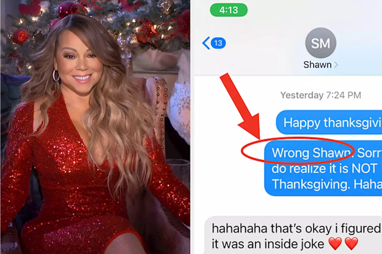 Mariah Carey Accidentally Texted Shawn Mendes And It's Now My Favorite Celeb-To-Celeb Interaction Ever