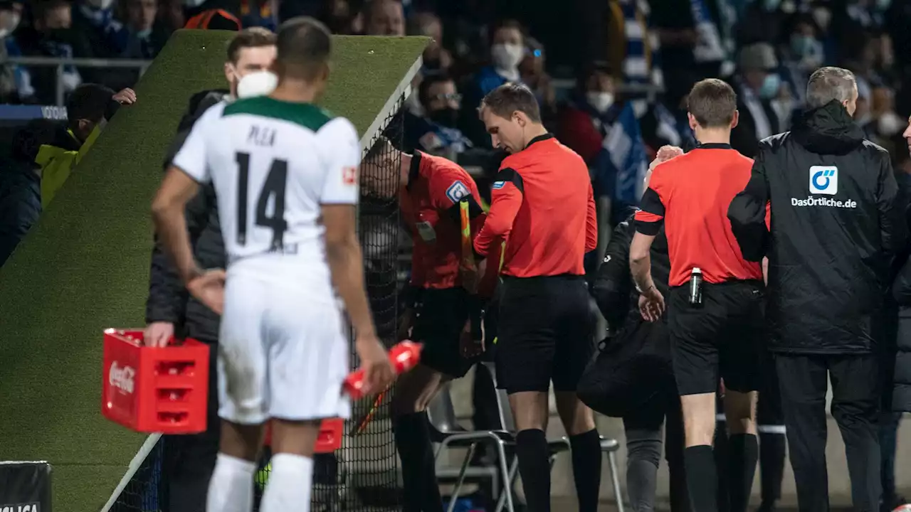 Bundesligaspiel Bochum gegen Mönchengladbach abgebrochen!