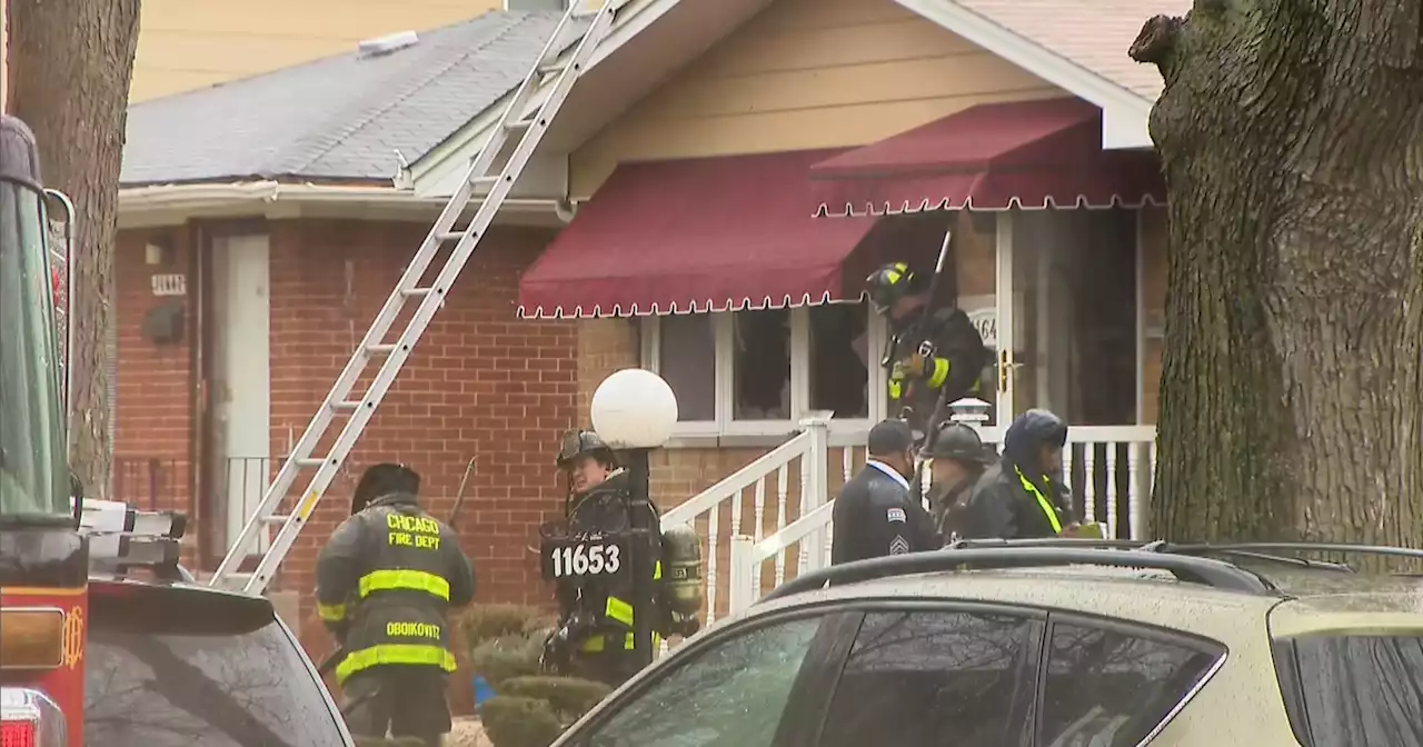 Husband dead, wife of 64 years in 'very critical' condition after West Pullman house fire