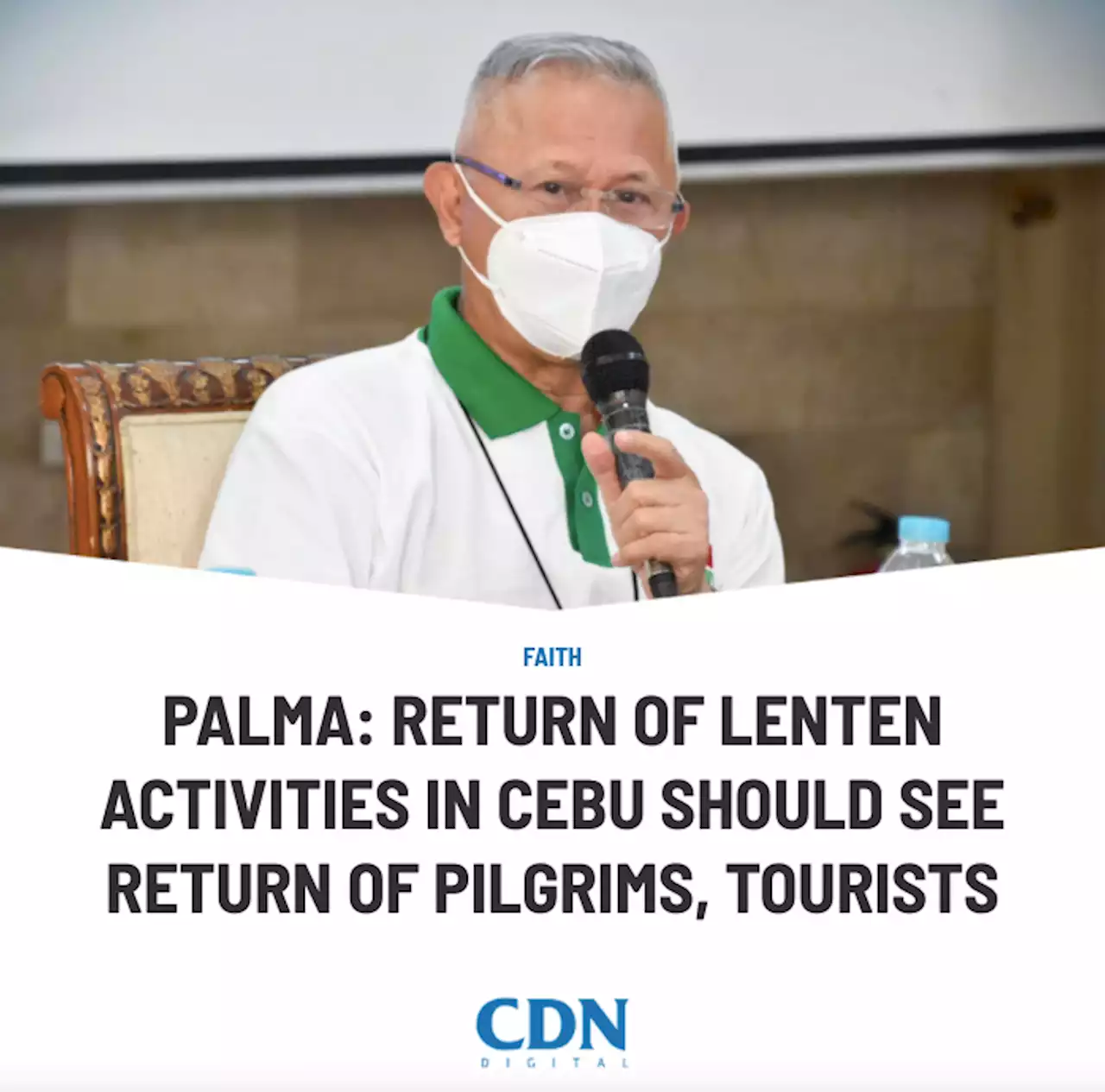 Palma: Return of Lenten activities in Cebu should see return of pilgrims, tourists