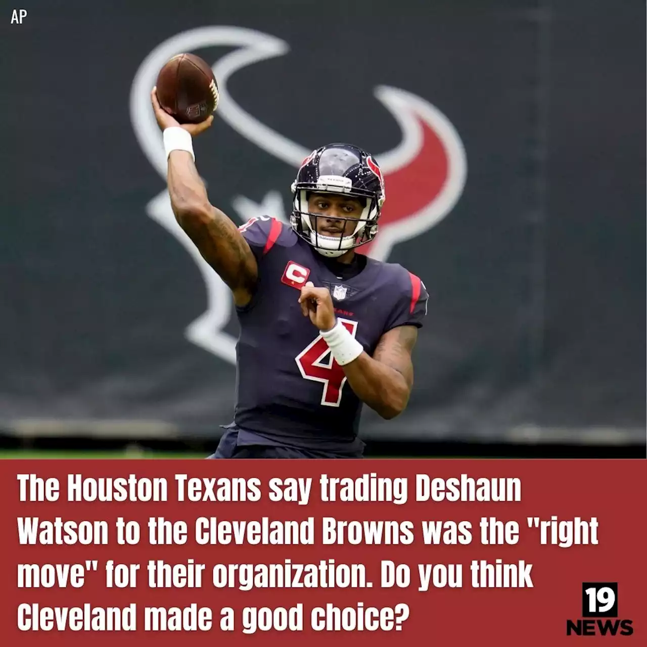 Houston Texans: Watson trade with Cleveland Browns was ‘right move’ for organization