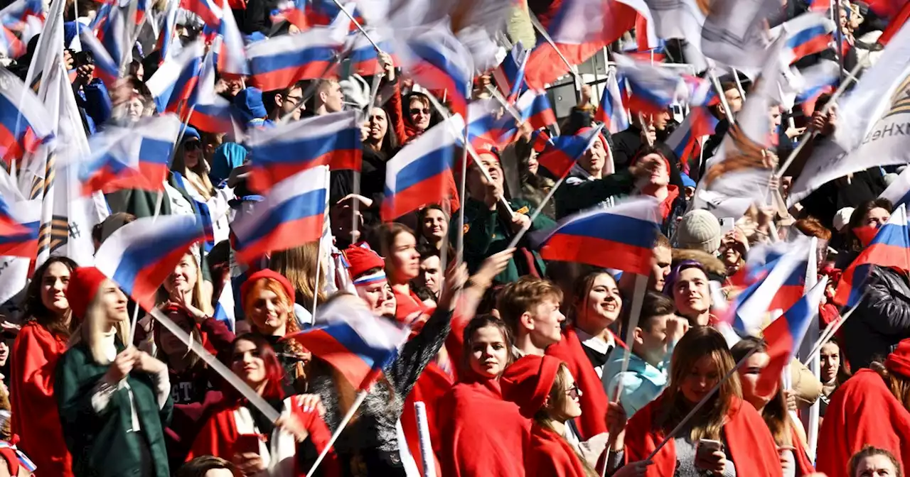 As Ukrainians Suffer, Tens of Thousands Attend Pro-War Rally in Moscow Stadium