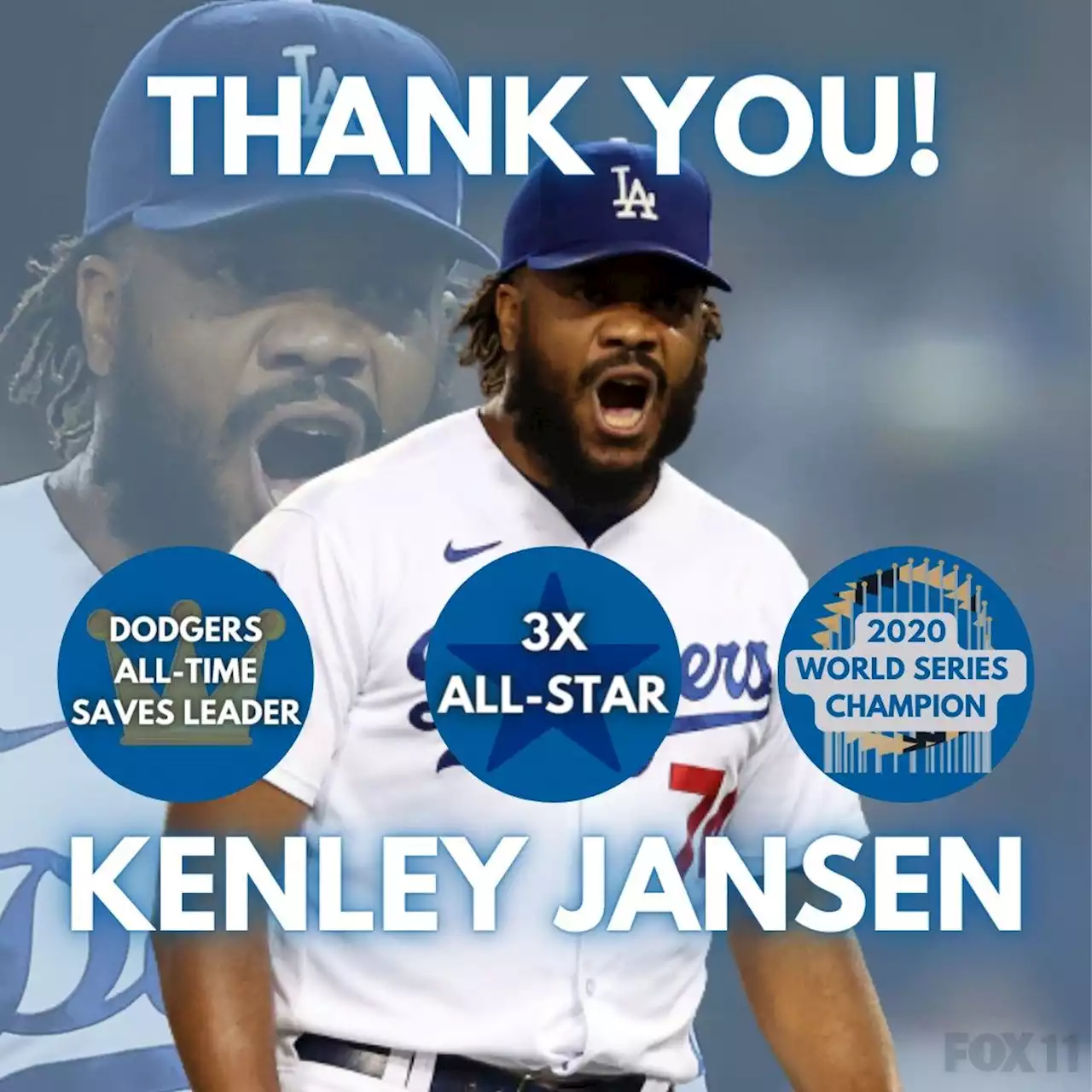 Former Dodgers closer Kenley Jansen signs with Atlanta Braves