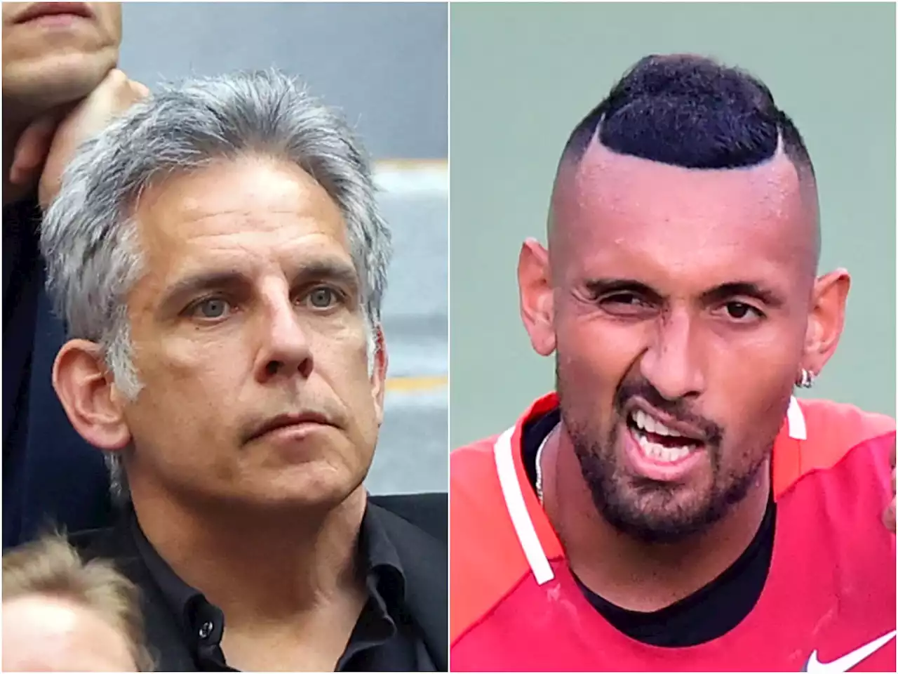 Ben Stiller dragged into Nick Kyrgios row during Nadal match