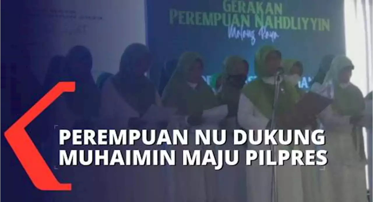 Gerakan Perempuan NU Se-Malang Raya Dukung Muhaimin Iskandar Maju Pilpres 2024