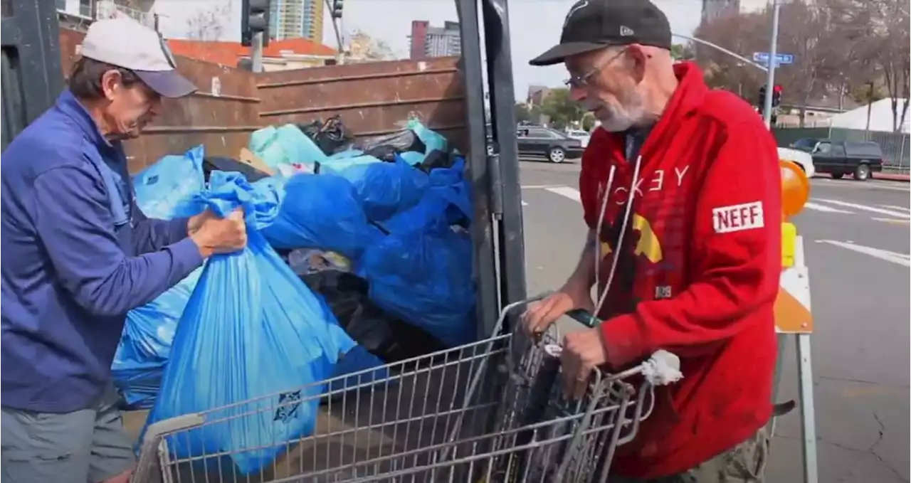 New program 'Triangle Project' pays homeless $2 for every trash bag to keep encampments clean -