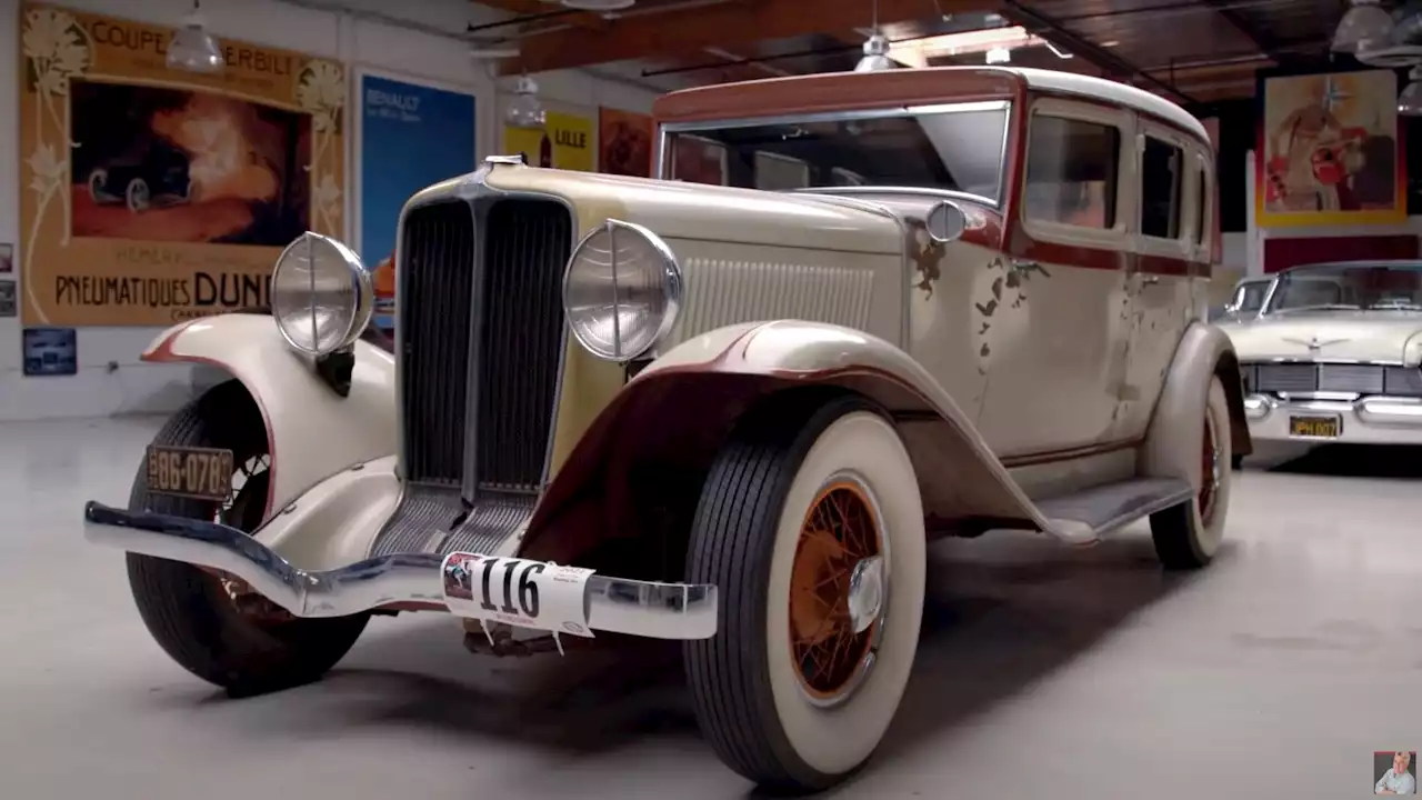 Jay Leno drives an unrestored 1931 Auburn 8-98 A